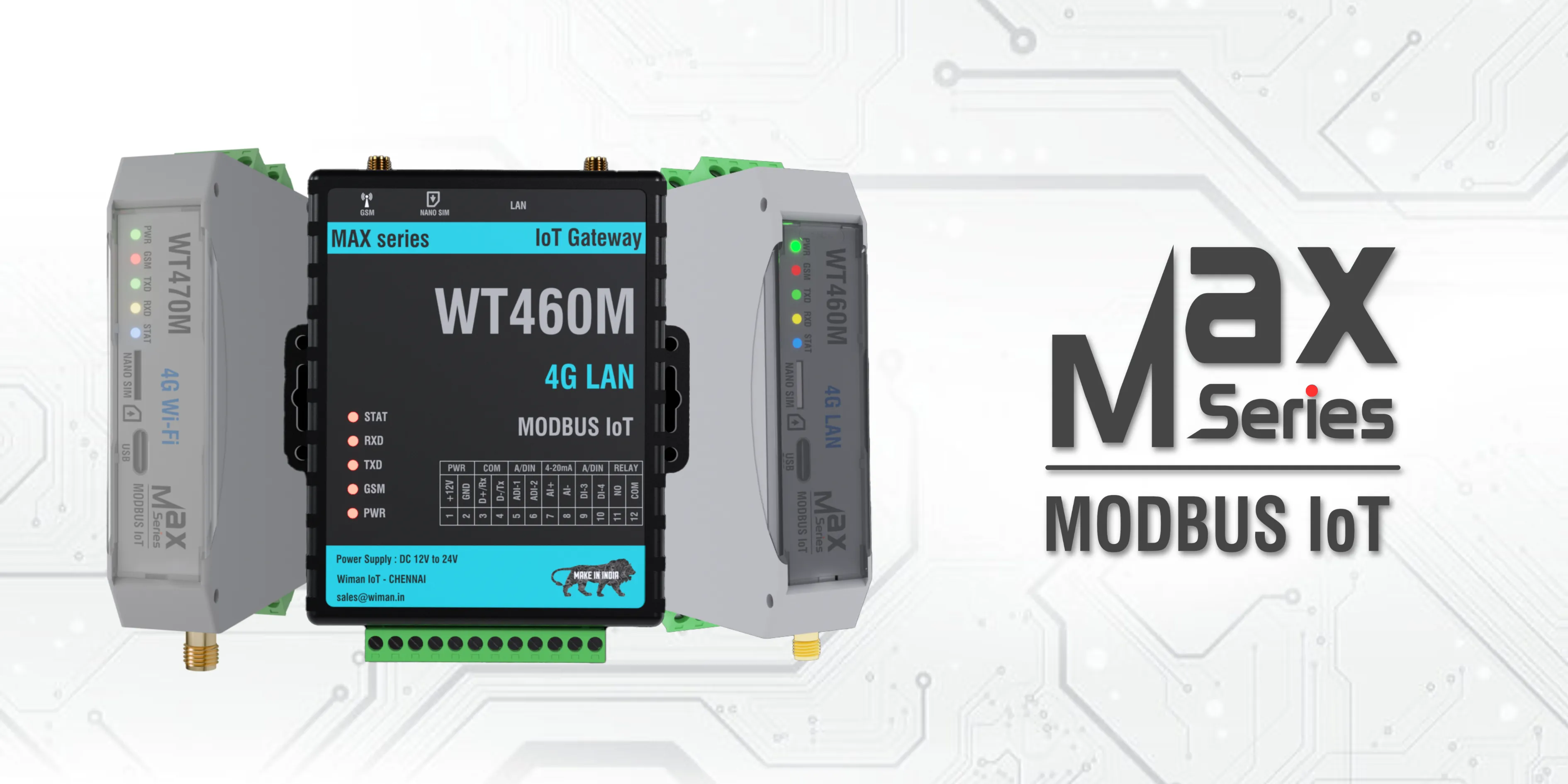 Wiman MAX Series gateways