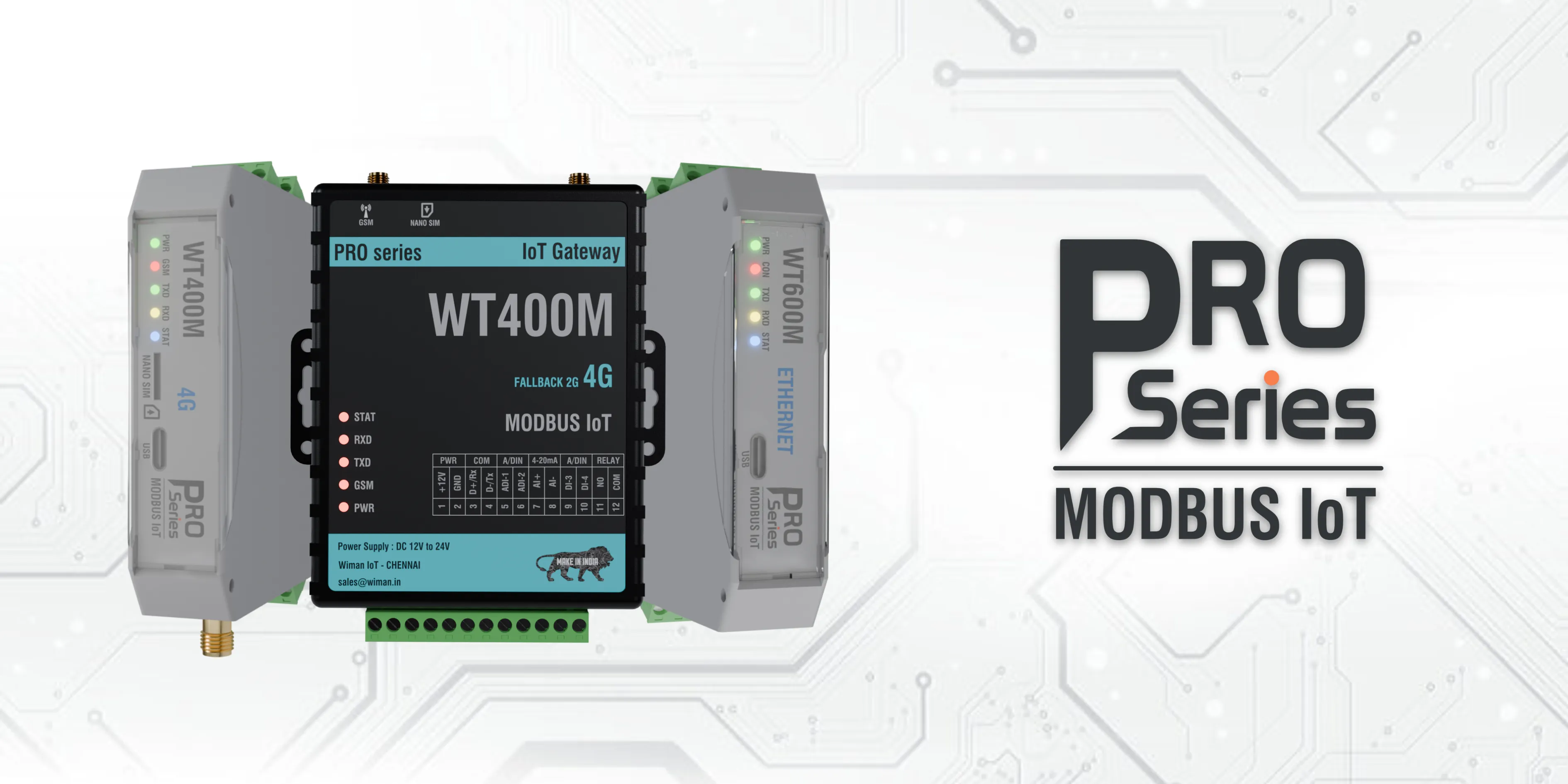 Wiman PRO Series gateways