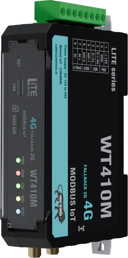 Wiman WT410M industrial IoT gateway